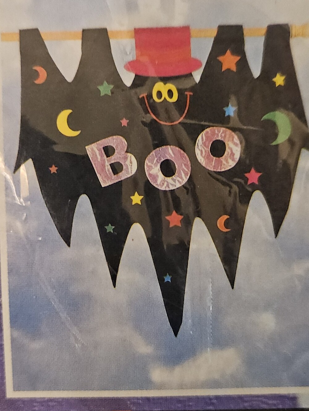 Halloween BOO Bat Large Size Pole Flag